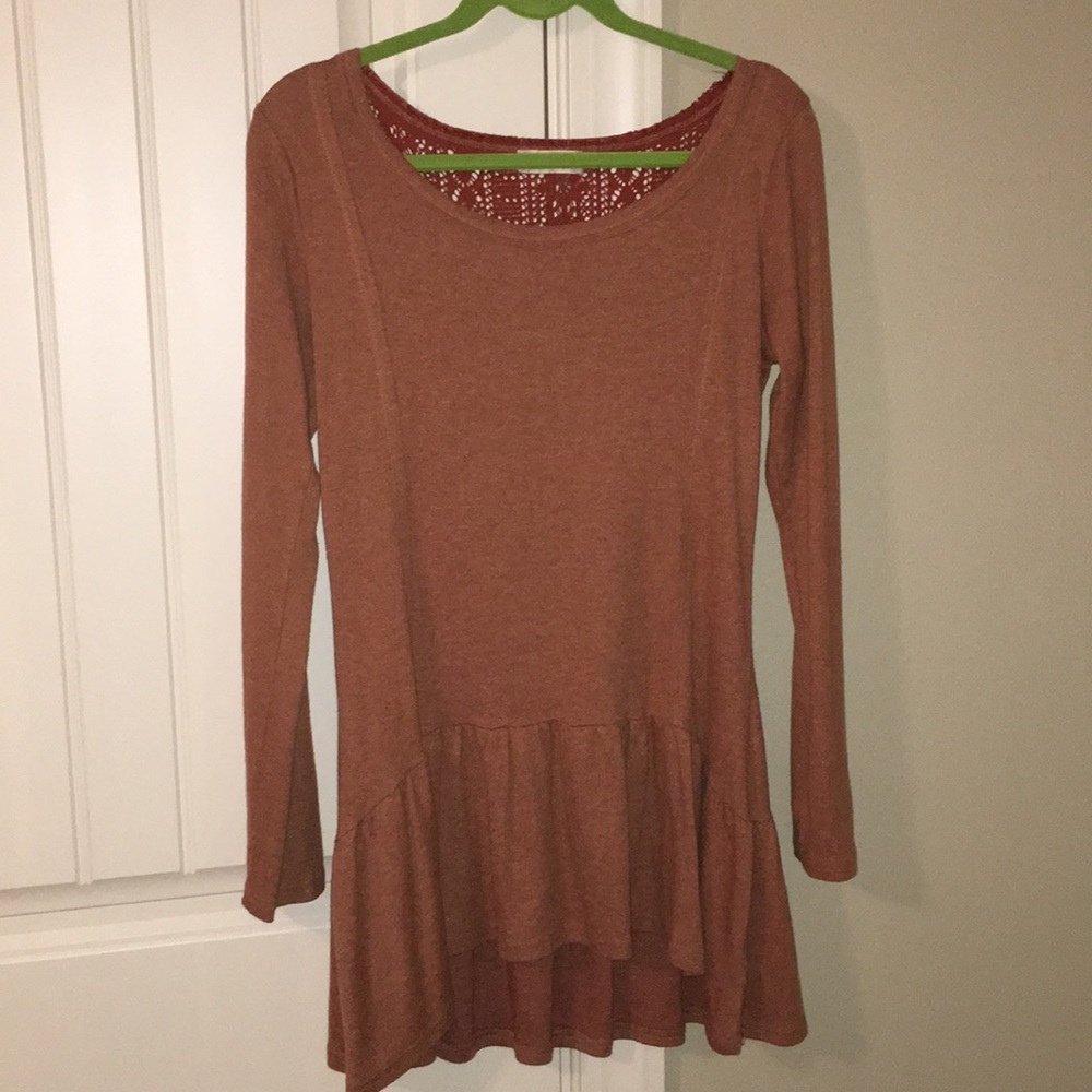 Peplum sweater